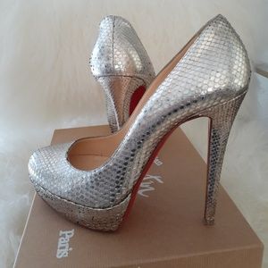 Silver Christian Louboutin
